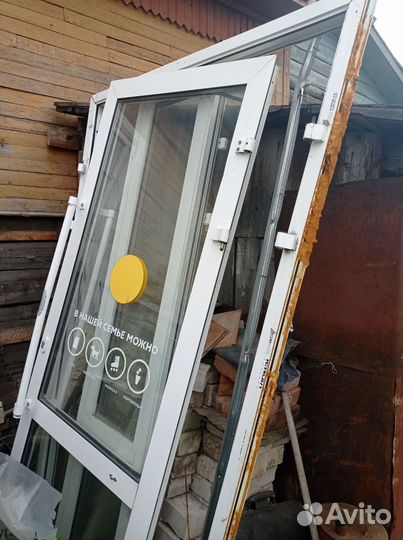 Пластиковые двери пвх бу