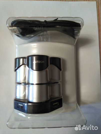 Usb хаб A4tech 4 портовый с стаканом