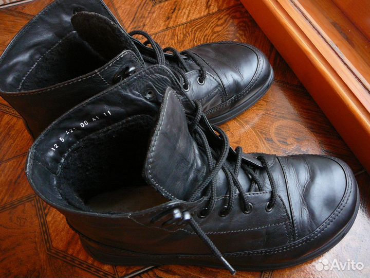 Ботинки кожаные 