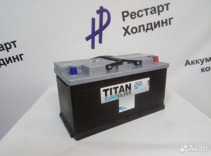 Аккумулятор Titan Euro Silver 110 Ач 930 А