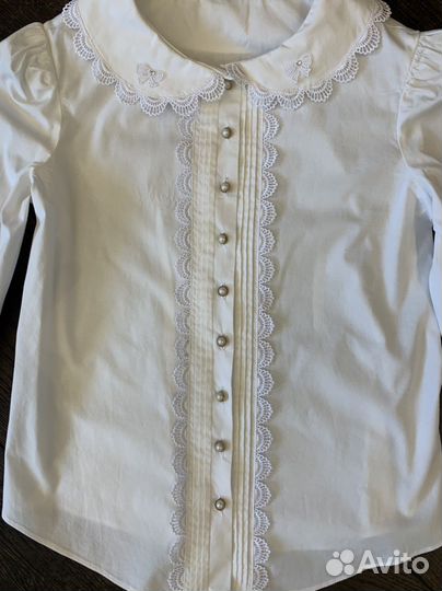 Блузка школьная Маленькая леди 152 (4 шт)