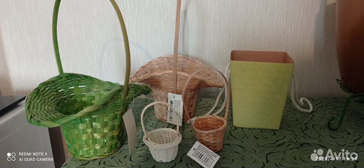 Корзинки плетенные для флористики