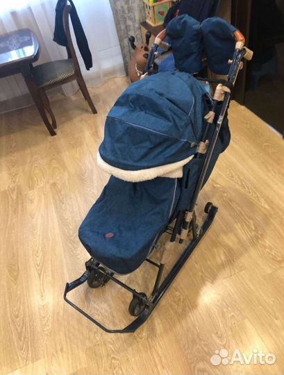 Детские санки коляска бу