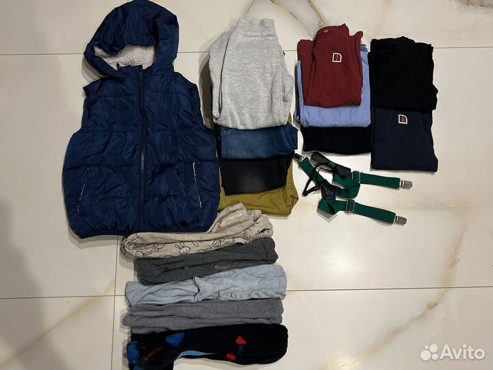 Пакет вещей на мальчика 4 года