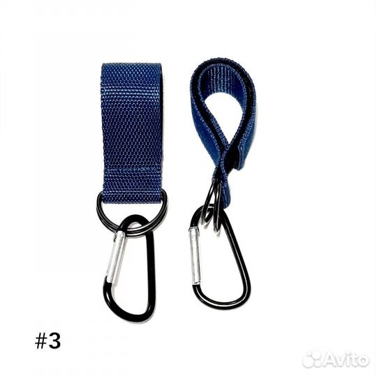 Карабин-вешалка 2шт.на коляску,велосипед,самокат