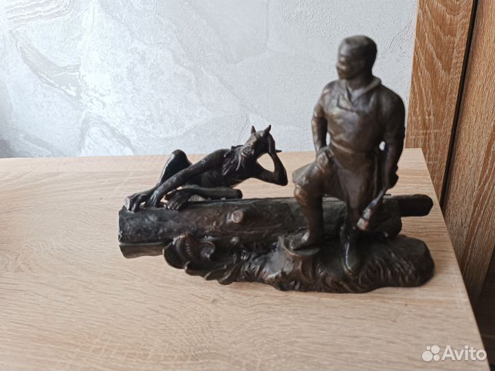 Бронзовая статуэтка Черт Шурале