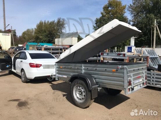 Прицеп 01.026 с крышкой Н680мм. Г/П 482