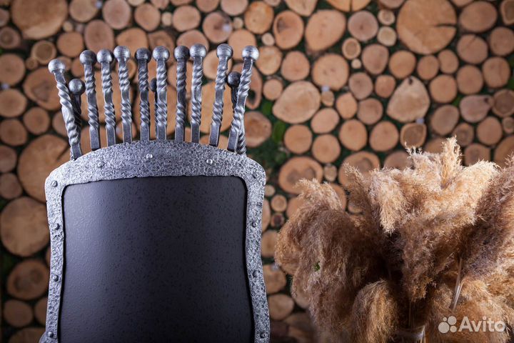 Каминный набор Щит-подставка Казбек на 10 шампуров