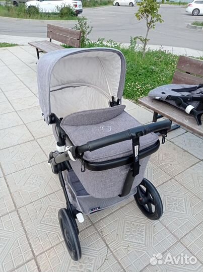 Коляска bugaboo fox 2 в 1 серая