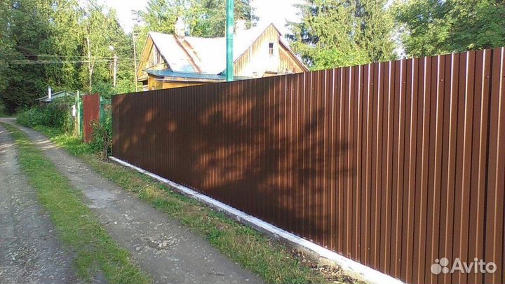 Установка заборов