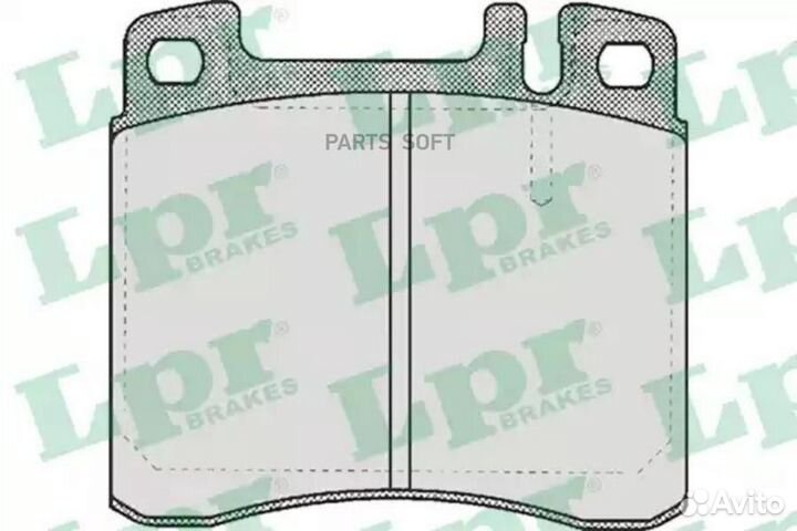 LPR 05P447 Колодки тормозные mercedes W140 3.0/3.2