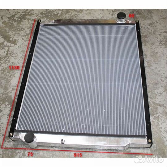 Радиатор системы охлаждения howo WG-9719530270