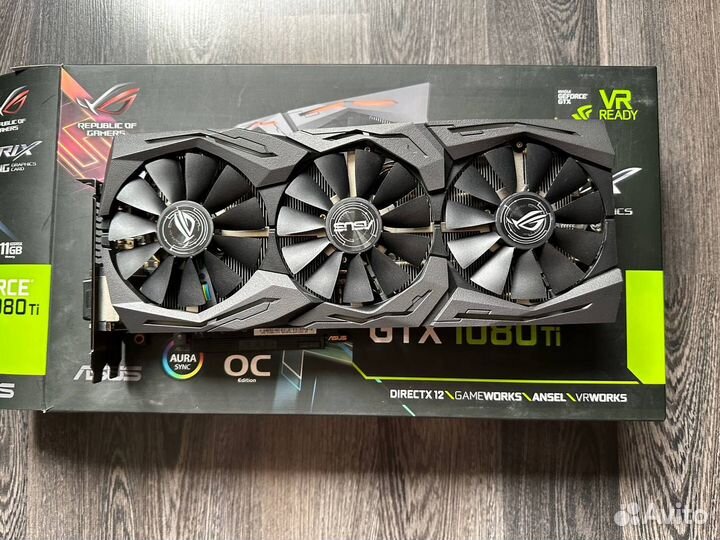 Asus GeForce GTX 1080 Ti strix OC 11Gb