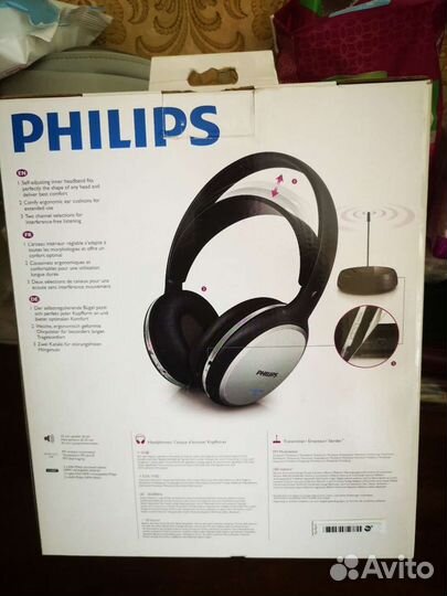 Беспроводные наушники philips