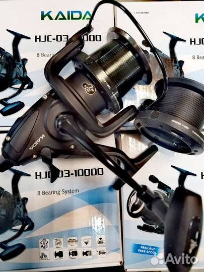 Карповая катушка с байтранером