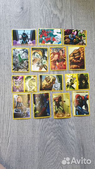 Наклейки Marvel Versus от Panini