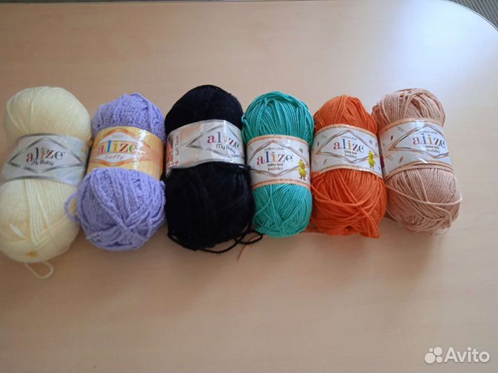 Пряжа разная остатки