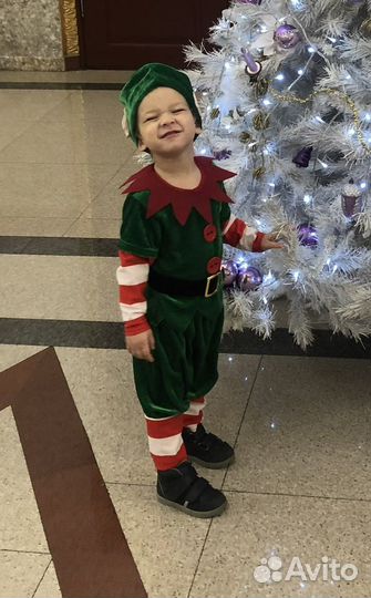 Десткий костюм гномик эльф 92 размер