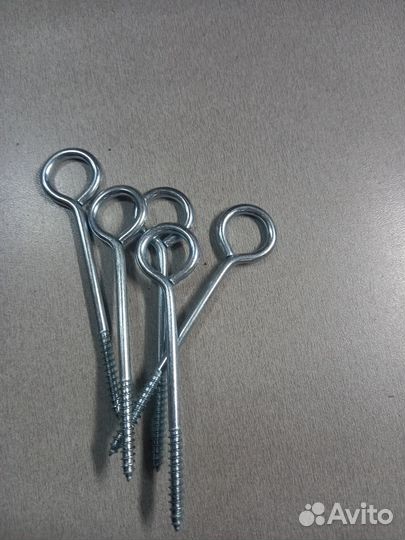 Шуруп-кольцо 6х80, оцинк