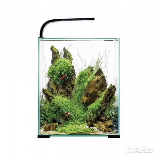 Aquael Aквариум (10 л) с множеством декора