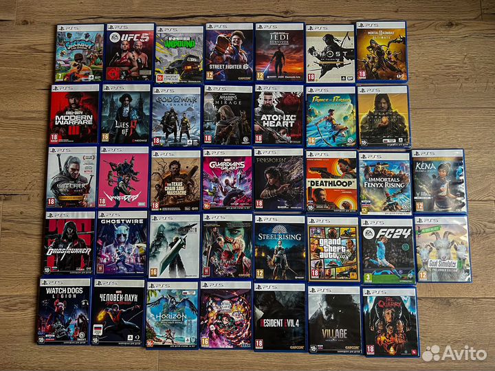 Коллекция игр для Sony Playstation 5