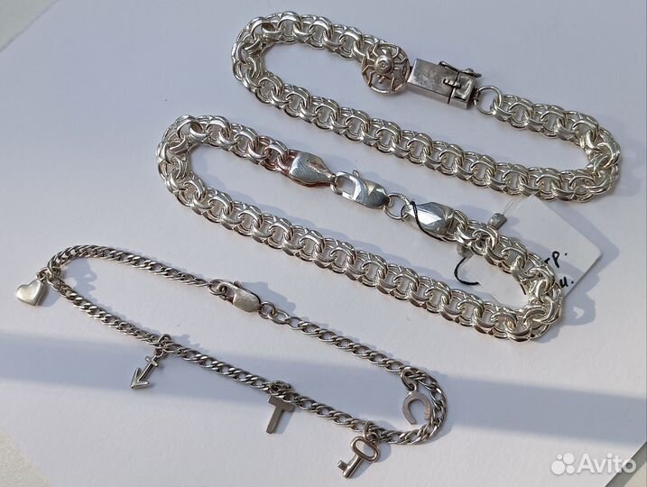 Серебряный браслет 925пробы