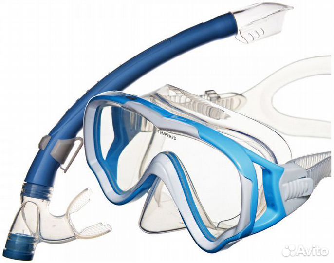 Набор маска + трубка для детей от 6 лет Маугли