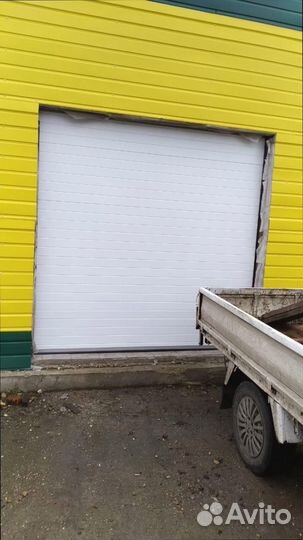 Широкие автоматические ворота под ключ