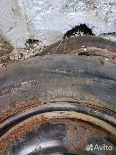 R16 Goodyear Convenience Spare 155/90, PCD 5x114.3 DIA 64.1