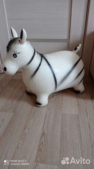 Ослик попрыгун резиновый прыгун