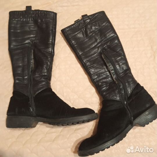 Сапоги женские натуральная кожа 38 размер