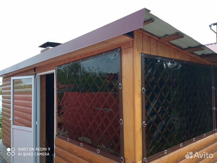 Мягкие окна пвх для террас и беседок