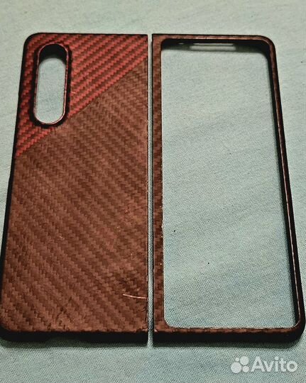 Samsung galaxy z fold 3 Чехол карбоновый