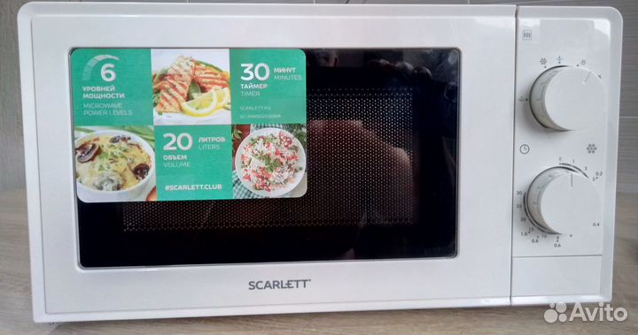 Микроволновка бу Scarlet