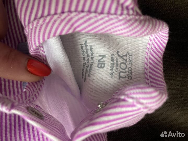 3 предмета на девочку Carters NB
