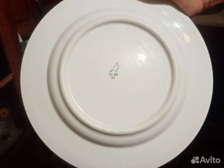 Набор тарелок cobalt с позолотой 28 шт