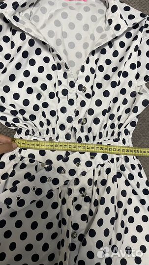 Платье летнее в горошек