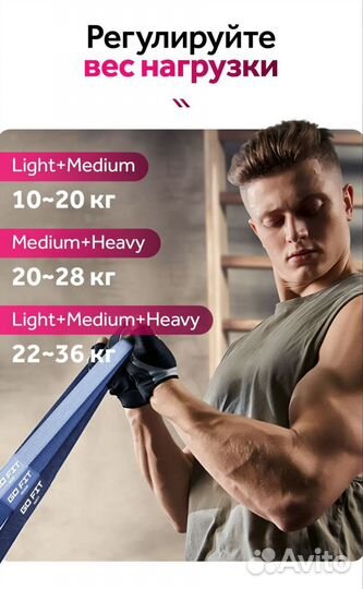 Эспандер ленточный GO FIT новый