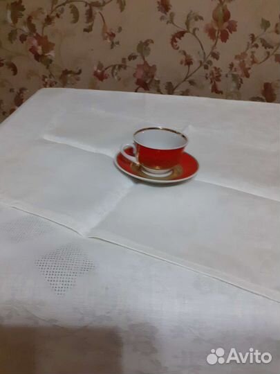 Скатерть лен СССР