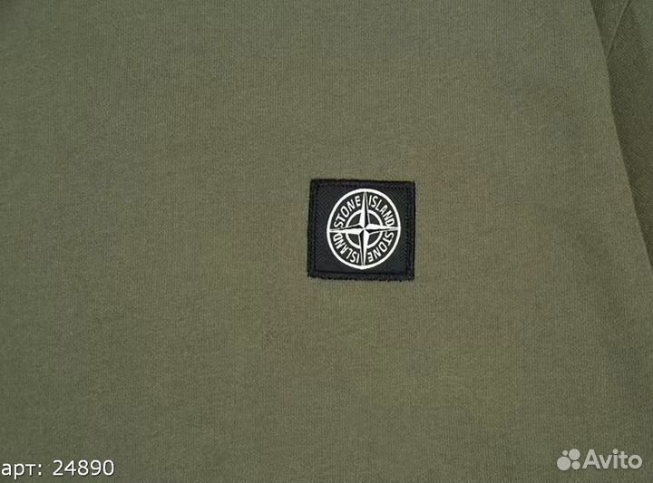 Футболка stone island m5 зеленая