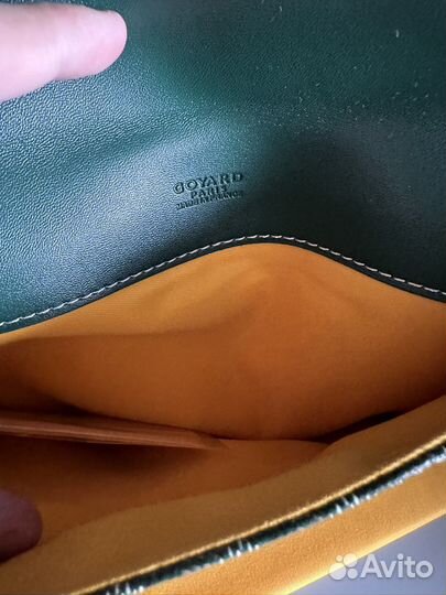 Папка Goyard зеленая