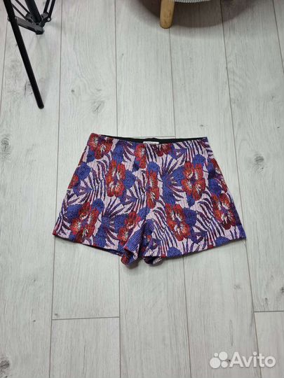 Zara шорты с высокой посадкой (xs/s)