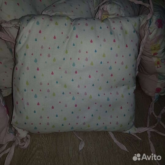 Подушка бортик бампер на кроватку