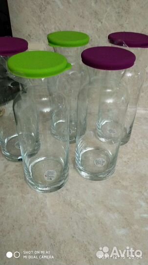 Бутылка с крышкой (декантер), новый