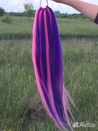 Хвост волосы на резинке