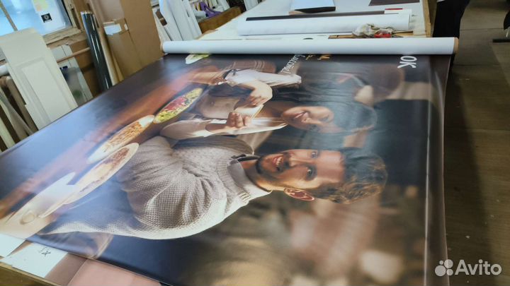 Печать наклеек, плакатов, листовок, визиток и тд