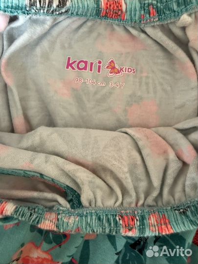 Сарафан с шортами летний для девочки