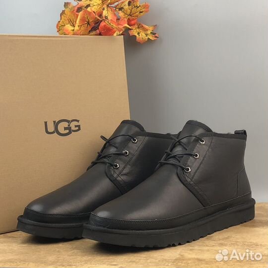 Ugg Mens Neumel Leather Black
