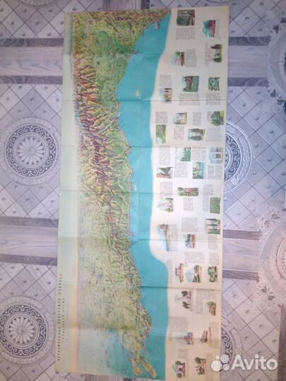 Туристическая схема Черноморское побережье Кавказа