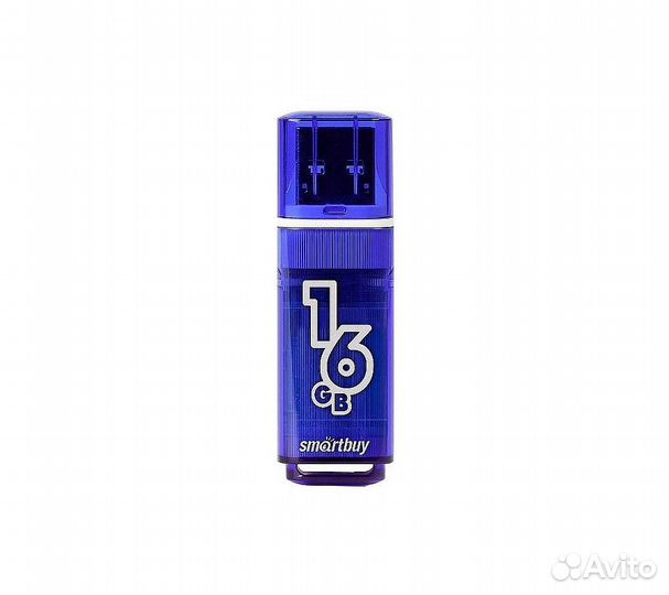 Флеш-накопитель Smartbuy Glossy USB 3.0 16GB, сини